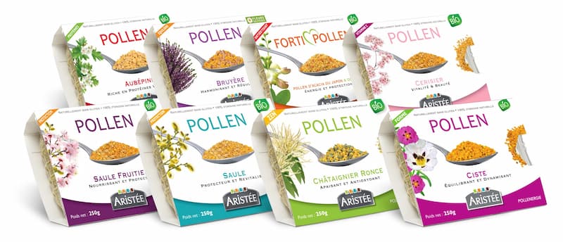 Pollens congelés frais monofloraux